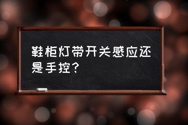 感应灯可以手动开关吗 鞋柜灯带开关感应还是手控？