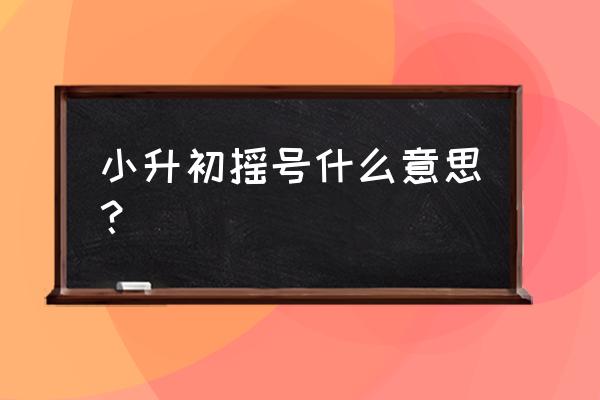 西安小升初摇号啥意思 小升初摇号什么意思？