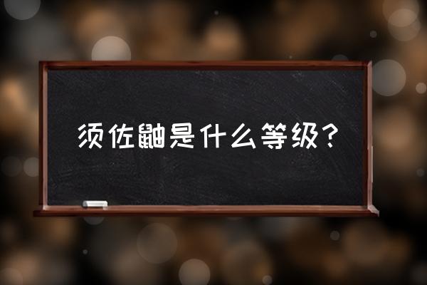 火影忍者手游国服最强 须佐能乎鼬 须佐鼬是什么等级？